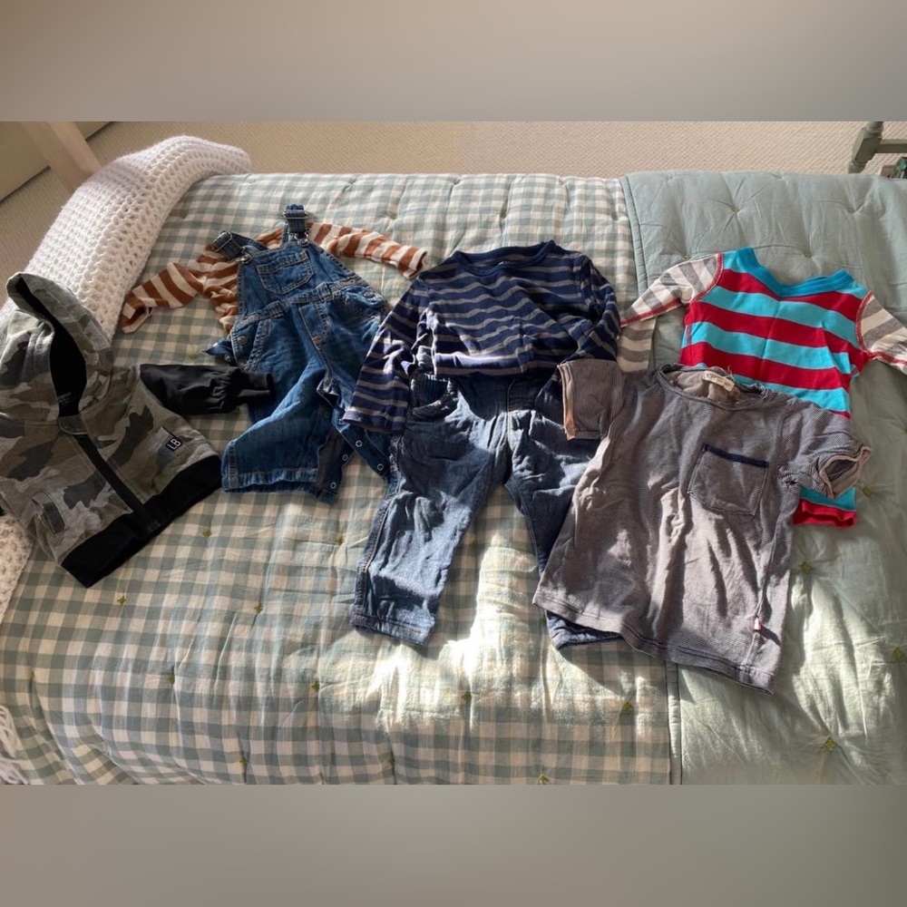 Baby boy bundle Zara, Old Navy, Little Bipsy, etc  (3/6m, 12/18m, 2/3T)